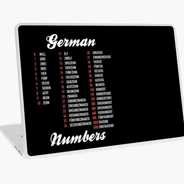 Item preview, German Numbers - German Language Cheatsheet designed and sold by HiddenVerb.