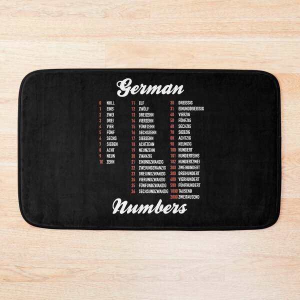 Item preview, German Numbers - German Language Cheatsheet designed and sold by HiddenVerb.