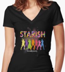 STARISH! (2) Women's Fitted V-Neck T-Shirt
