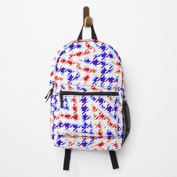 Item preview, Houndstooth Red White and Blue Psychedelic Star Pattern designed and sold by MarkUK97.
