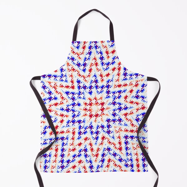 Item preview, Houndstooth Red White and Blue Psychedelic Star Pattern designed and sold by MarkUK97.