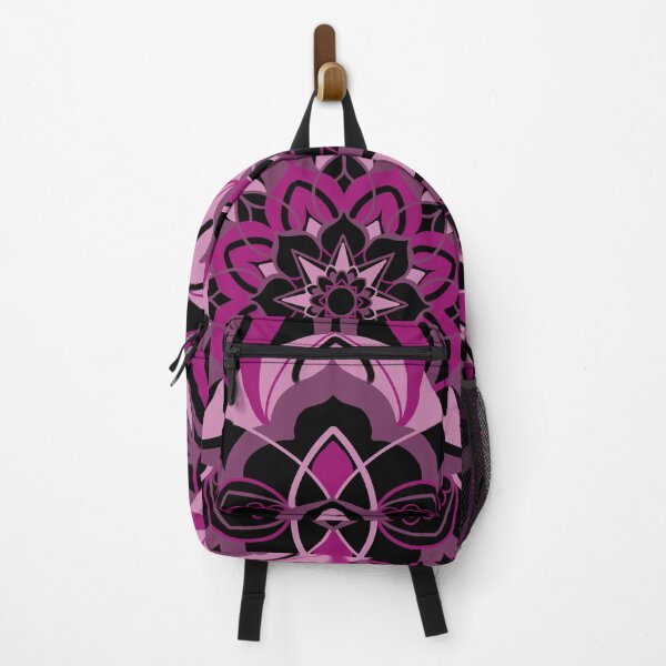 Item preview, Rose pink Black mandala designed and sold by Hurricanegreen.