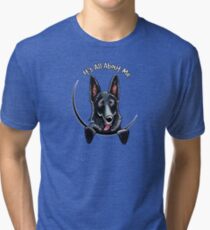 Black German Shepherd :: Its All About Me Tri-blend T-Shirt