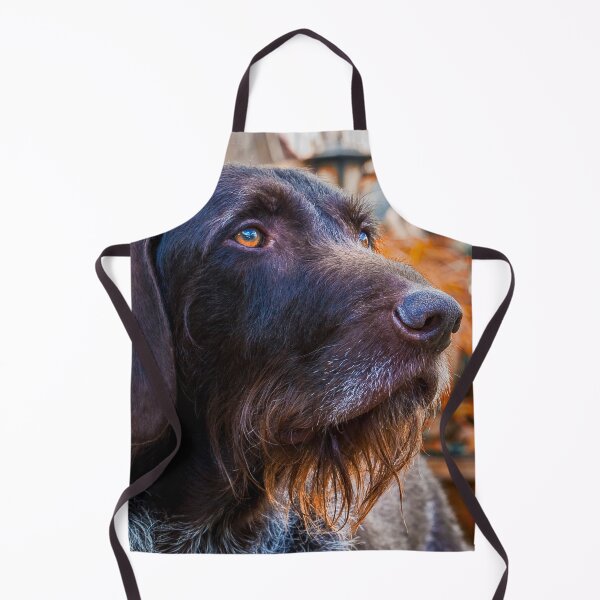 Item preview, German Wirehaired Pointer Portrait designed and sold by FOLK ART FUSION by heidiannemorris.