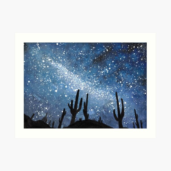 Desert Sky Landscape Art Print