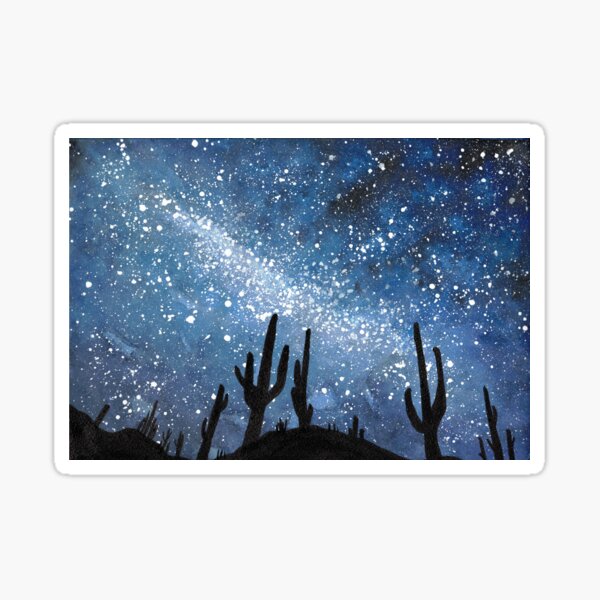 Desert Sky Landscape Sticker