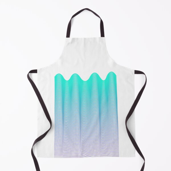 Item preview, Wavey Gradient Sea Lines - Graphic designed and sold by MielOntwerpt.
