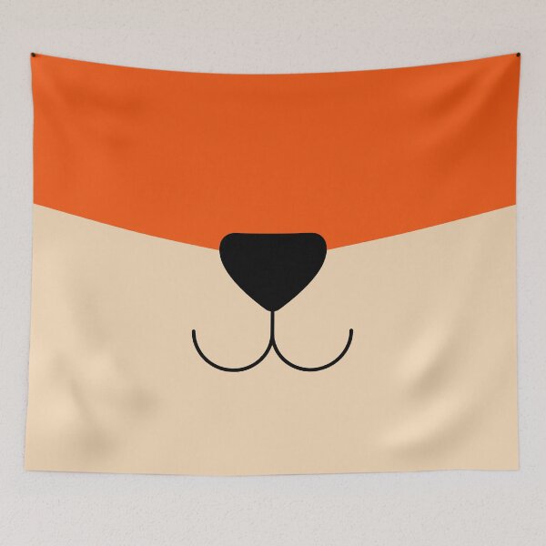 Item preview, Funny Fox Face mask designed and sold by Veewell.