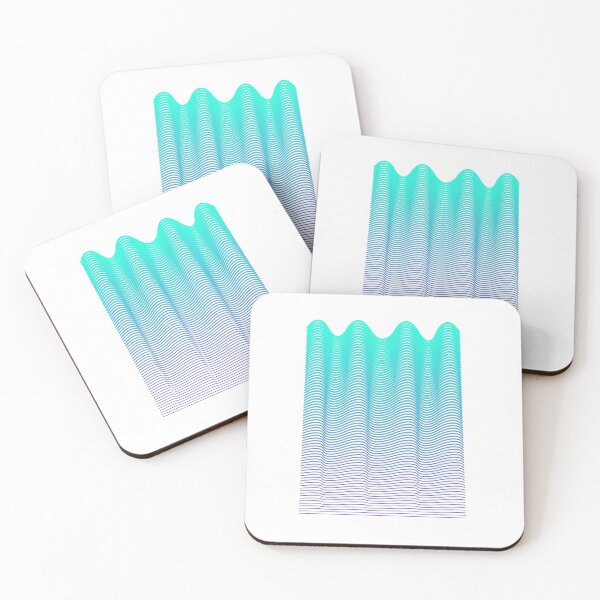 Item preview, Wavey Gradient Sea Lines - Graphic designed and sold by MielOntwerpt.