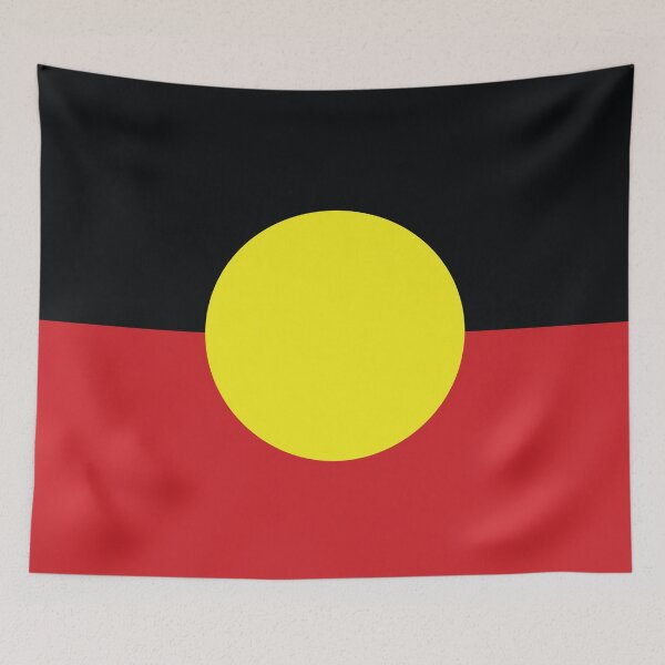 Item preview, Indigenous Australian flag designed and sold by Jesse  Weijer.