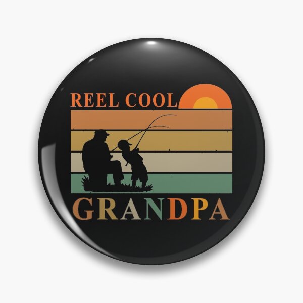 Item preview, Reel Cool Grandpa T Shirt Funny Fathers Day Fishing Gift for Husband Fisherman T-Shirt designed and sold by bestdesigns2020.