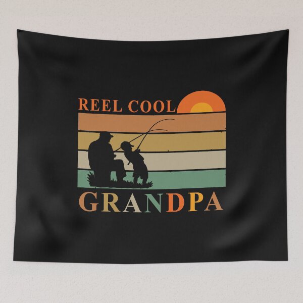Item preview, Reel Cool Grandpa T Shirt Funny Fathers Day Fishing Gift for Husband Fisherman T-Shirt designed and sold by bestdesigns2020.