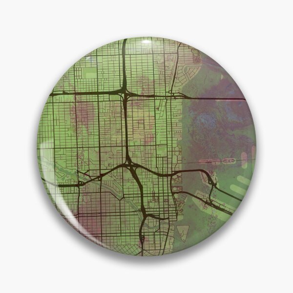 Artikelvorschau, Miami Florida Straßenkarte Urban entworfen und verkauft von IvonDesign.