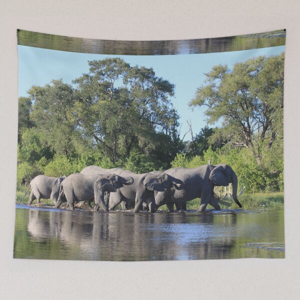 Item preview, Elephant who comes to drink designed and sold by EstelleRossetti.