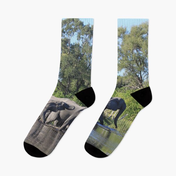 Item preview, Elephant who comes to drink designed and sold by EstelleRossetti.