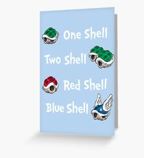 1 Shell 2 Shell Greeting Card