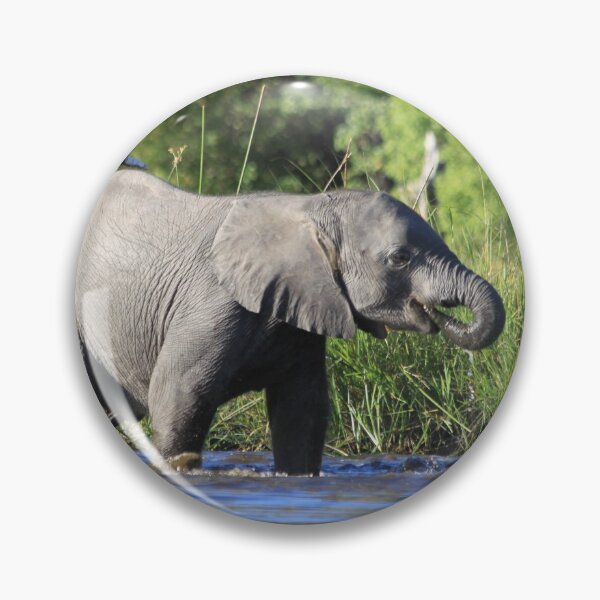 Item preview, Elephant who comes to drink designed and sold by EstelleRossetti.