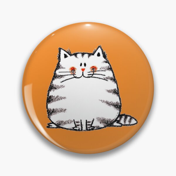 Item preview, Funny fuzzy cat cartoon designed and sold by CuteCartoon.
