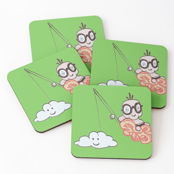 Item preview, fishing a cloud in green designed and sold by AHELENE.