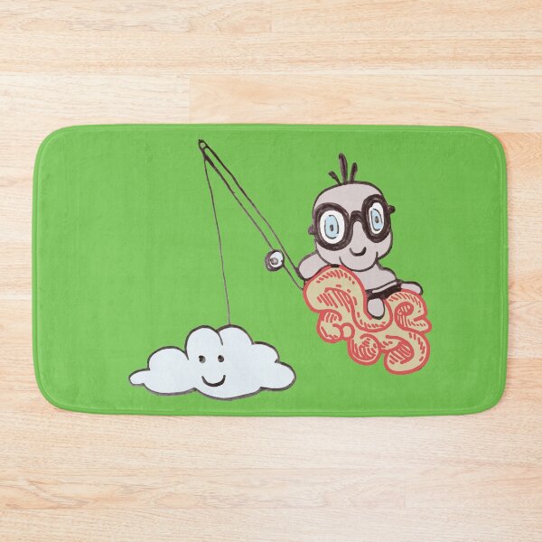 Item preview, fishing a cloud in green designed and sold by AHELENE.