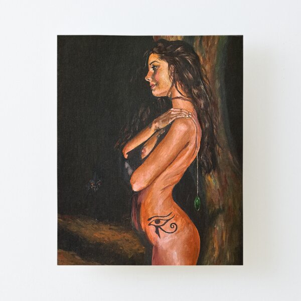 Ritual - Horus Tattoo Canvas Mounted Print