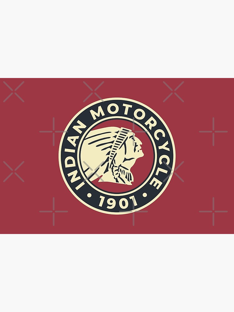 Indian Motorcycle 1901 - Round Custom Logo by mongolife