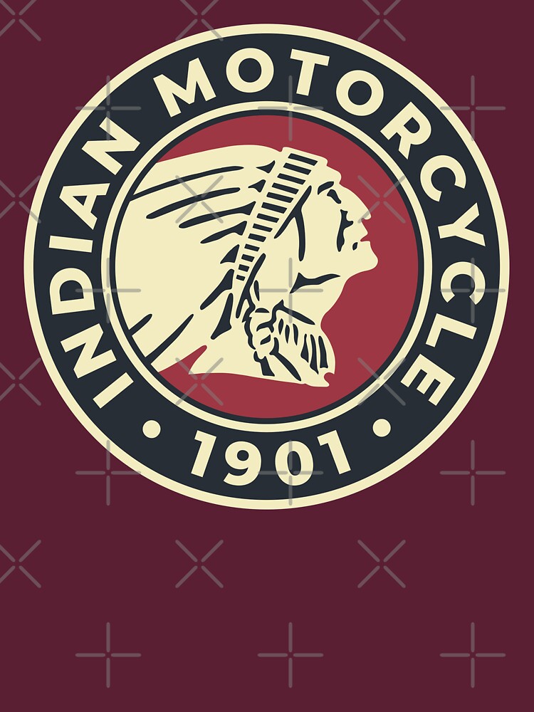 Indian Motorcycle 1901 - Round Custom Logo by mongolife