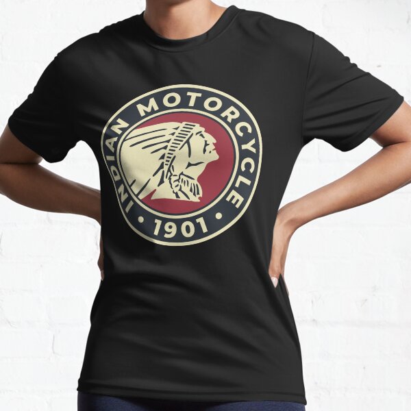 Indian Motorcycle 1901 - Round Custom Logo Active T-Shirt
