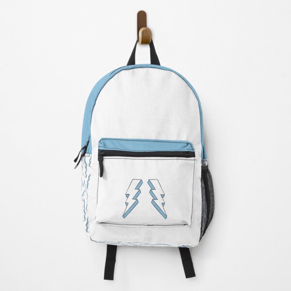 Item preview, Blue and White Lightning Bolt with Rough Edges designed and sold by MadoMade.