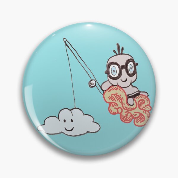 Item preview, fishing a cloud in blue designed and sold by AHELENE.