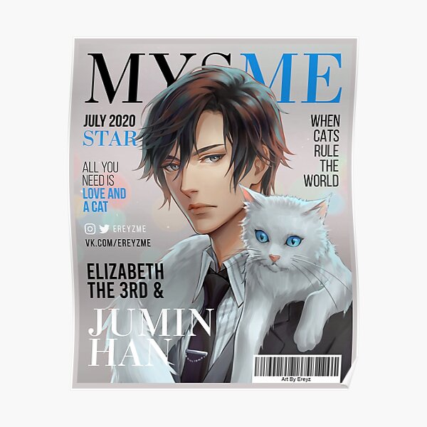 Jumin Han magazine - Mystic messenger Poster