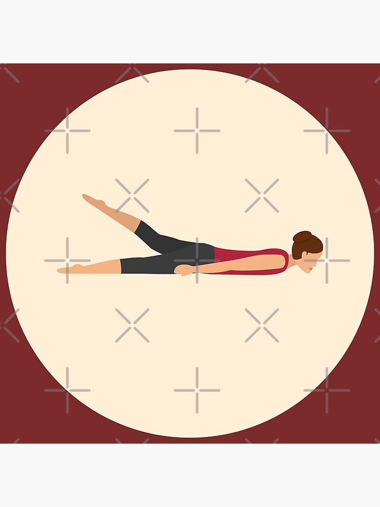 Locust Pose Yoga Vector Images (56)