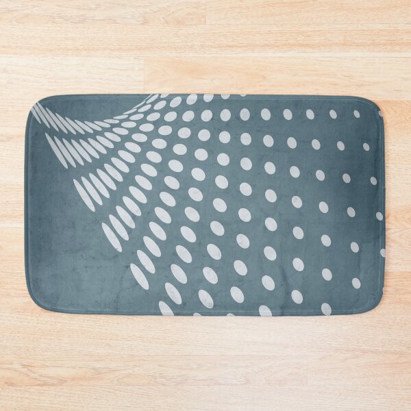 Item preview, Halftone Flowing Swerve in Teal designed and sold by simplydesignart.