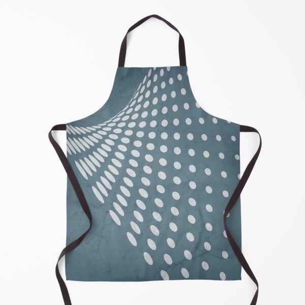 Item preview, Halftone Flowing Swerve in Teal designed and sold by simplydesignart.