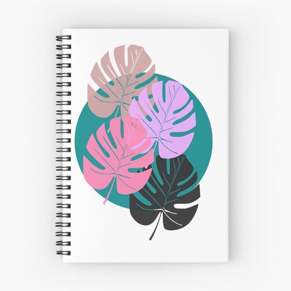 Item preview, leaves abstract chic pink black designed and sold by Keshava Shukla.