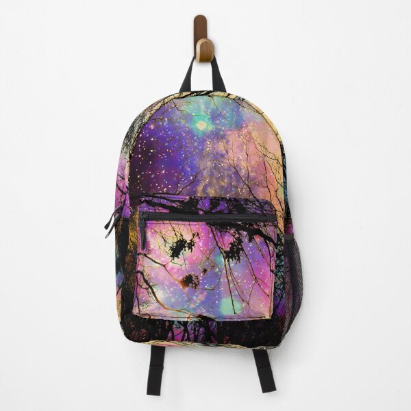 Item preview, pink nebula fantasy forest designed and sold by haroulita.