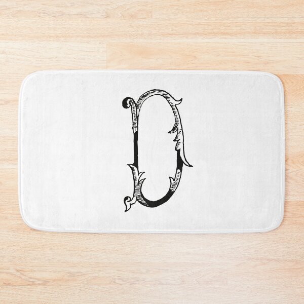 Item preview, Antique Black and White Monogram D designed and sold by Vintage-TM.