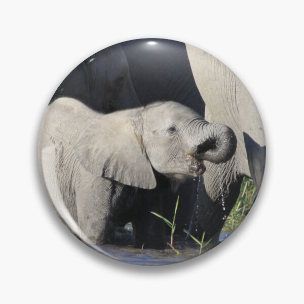 Item preview, Elephant who comes to drink designed and sold by EstelleRossetti.