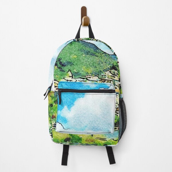 Item preview, Landscape with village in the mountains designed and sold by Giuseppe Cocco.