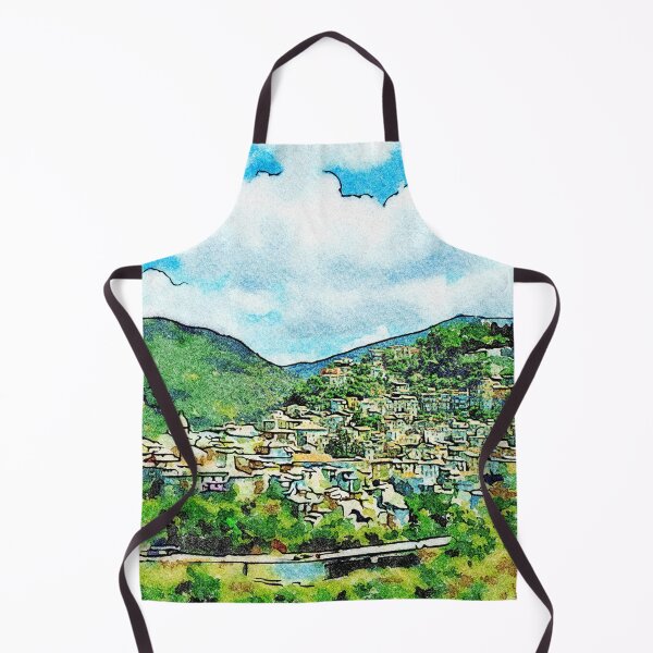 Item preview, Landscape with village in the mountains designed and sold by Giuseppe Cocco.