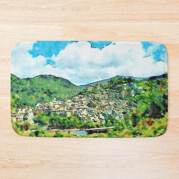 Item preview, Landscape with village in the mountains designed and sold by Giuseppe Cocco.