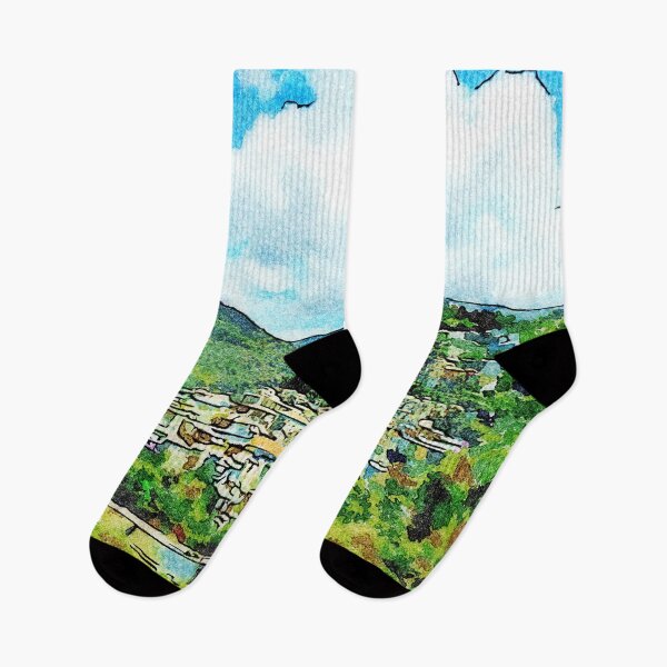 Item preview, Landscape with village in the mountains designed and sold by Giuseppe Cocco.