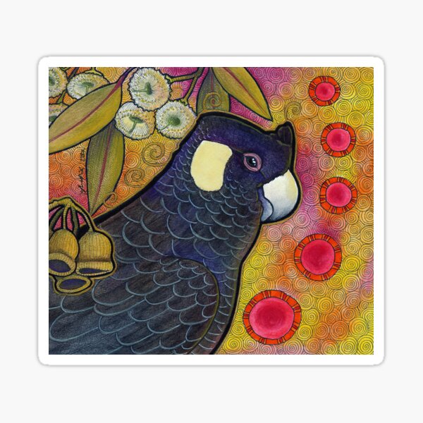 Carnaby's Black Cockatoo Sticker