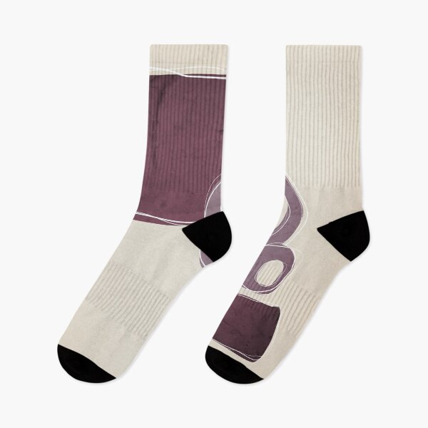 Item preview, Retro Abstract Design in Mauve and Mulberry designed and sold by simplydesignart.