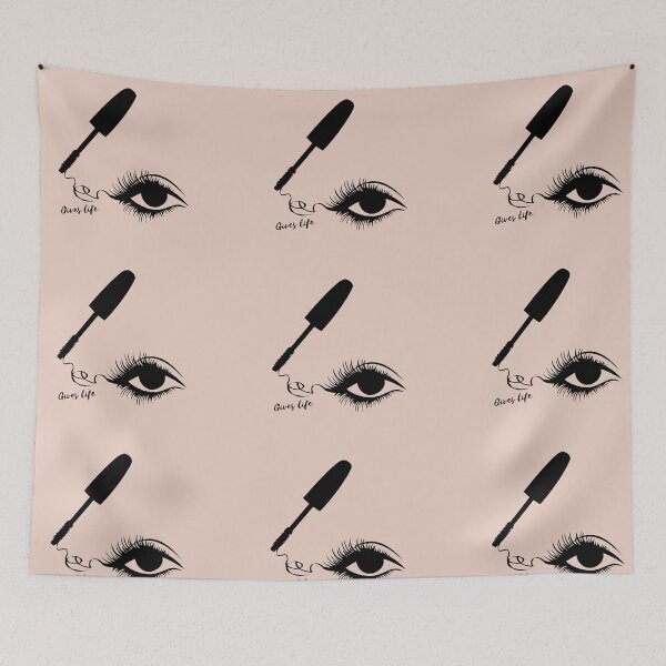 Item preview, Eye Mascara Gives Life on a Soft Blush Tone designed and sold by Amalzaki.
