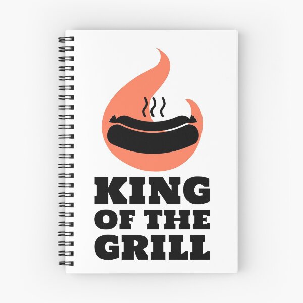 Item preview, King of the Grill Barbecue Hotdog Black designed and sold by quoteology.