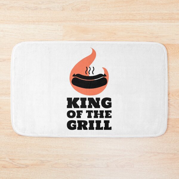 Item preview, King of the Grill Barbecue Hotdog Black designed and sold by quoteology.