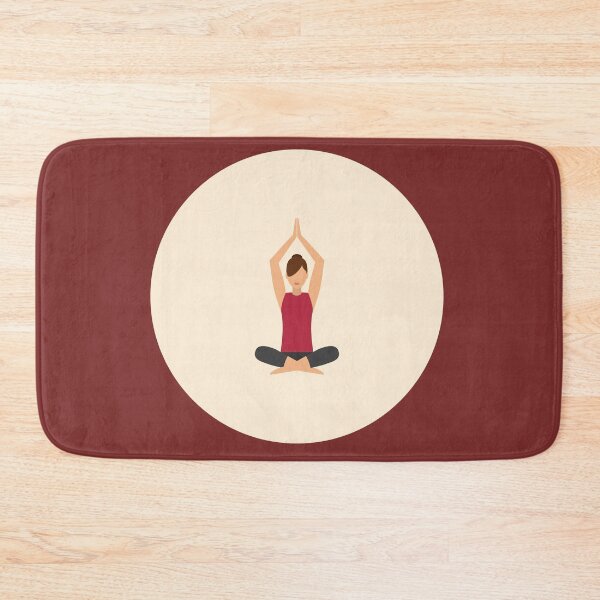 Item preview, Lotus Yoga Pose Sticker designed and sold by More than Myriad.