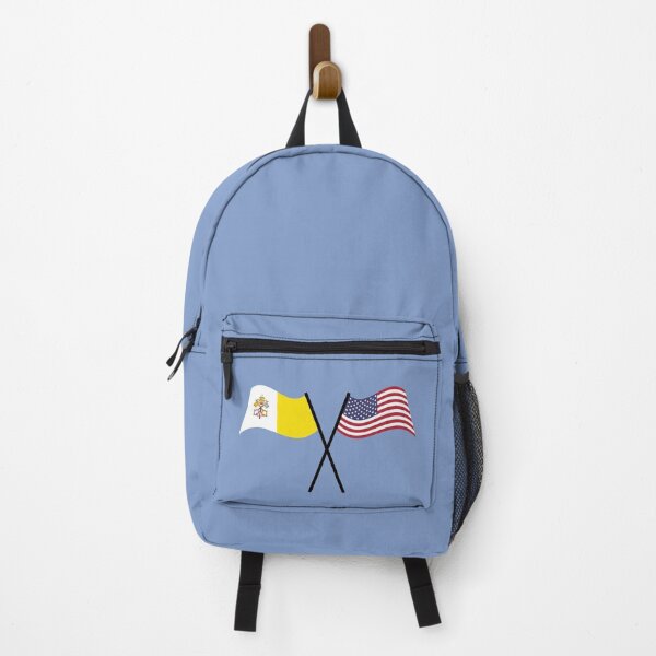 Item preview, Crossing Flags: Vatican City and United States designed and sold by Modern World Catholic.