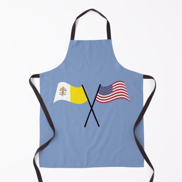 Item preview, Crossing Flags: Vatican City and United States designed and sold by Modern World Catholic.